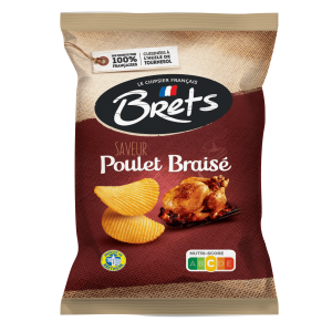 CHIPS POULET 125G BRET'S
