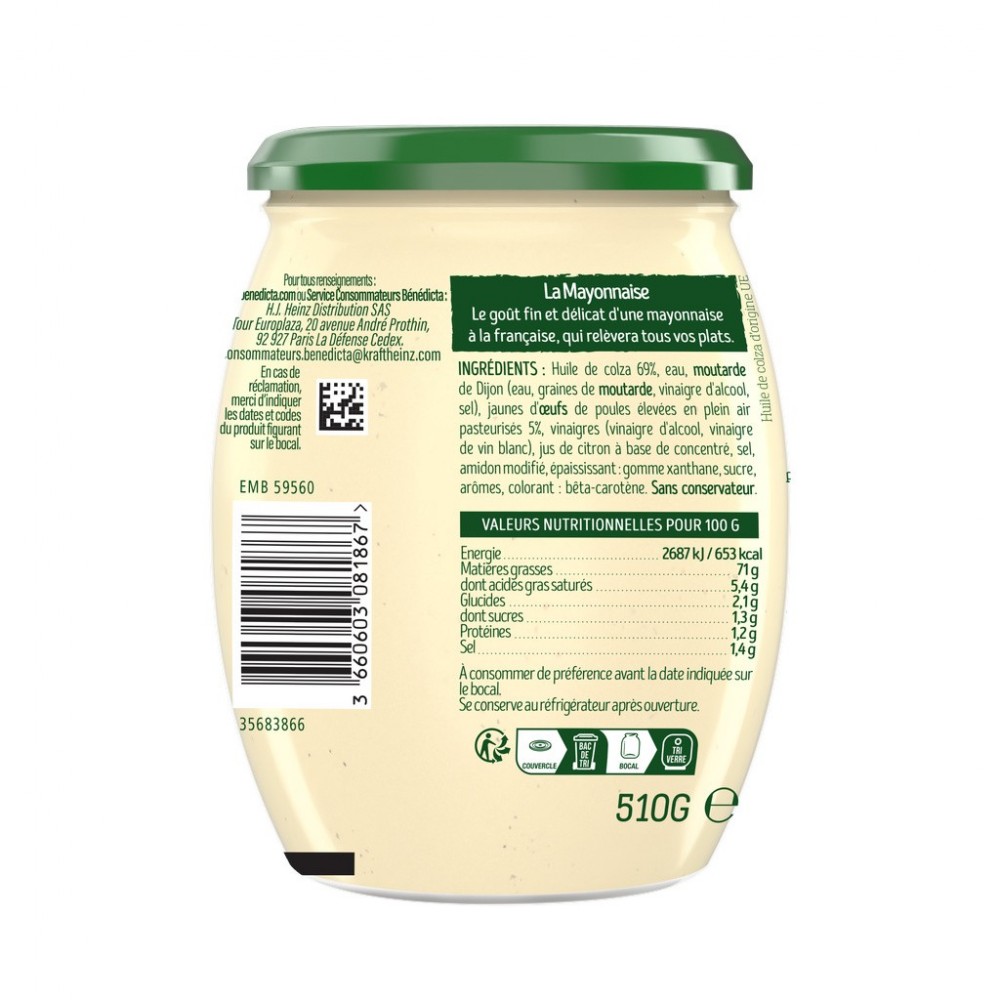 MAYO NATURE 510G BENEDICT – Image 3