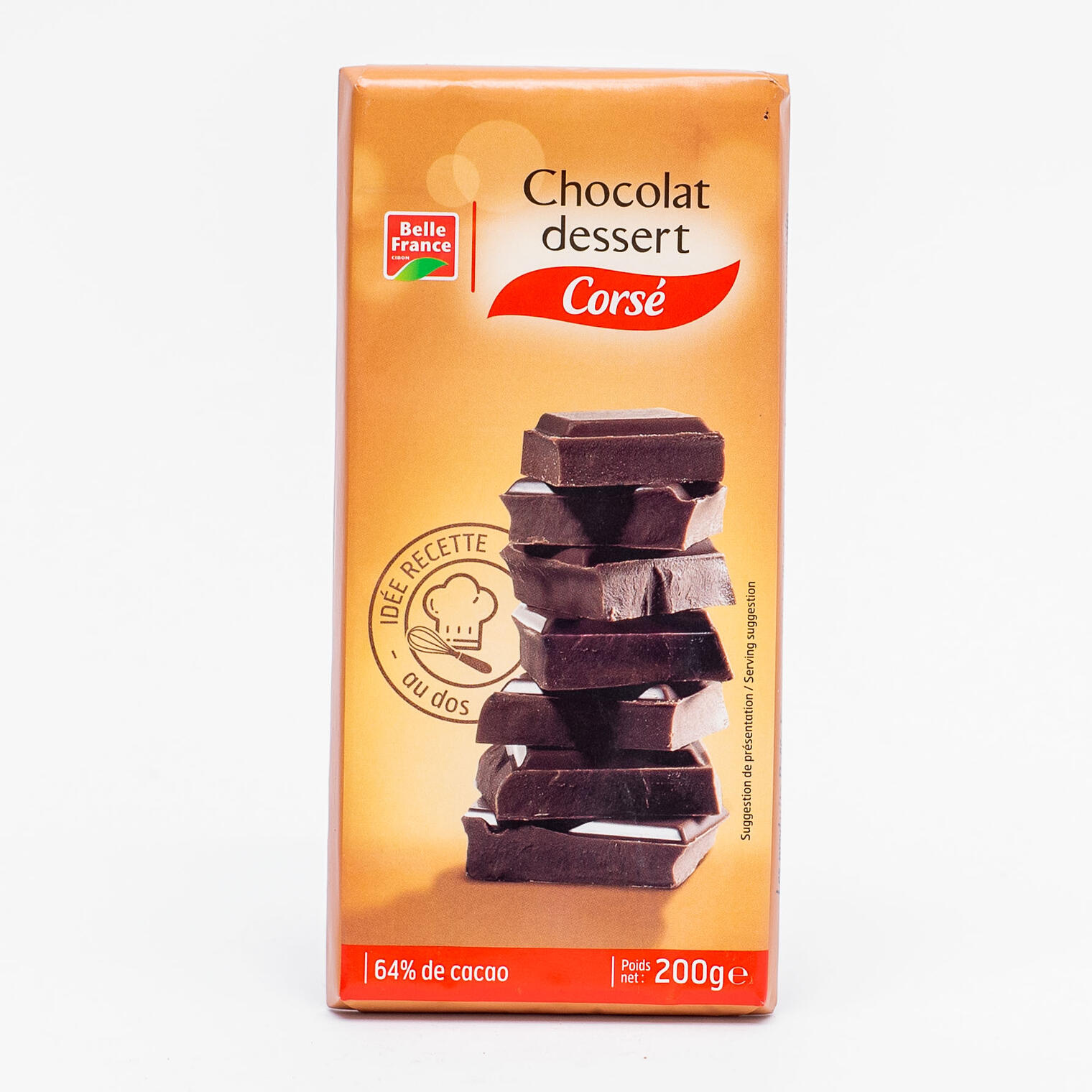 CHOCO NOIR CORSE 200G BF