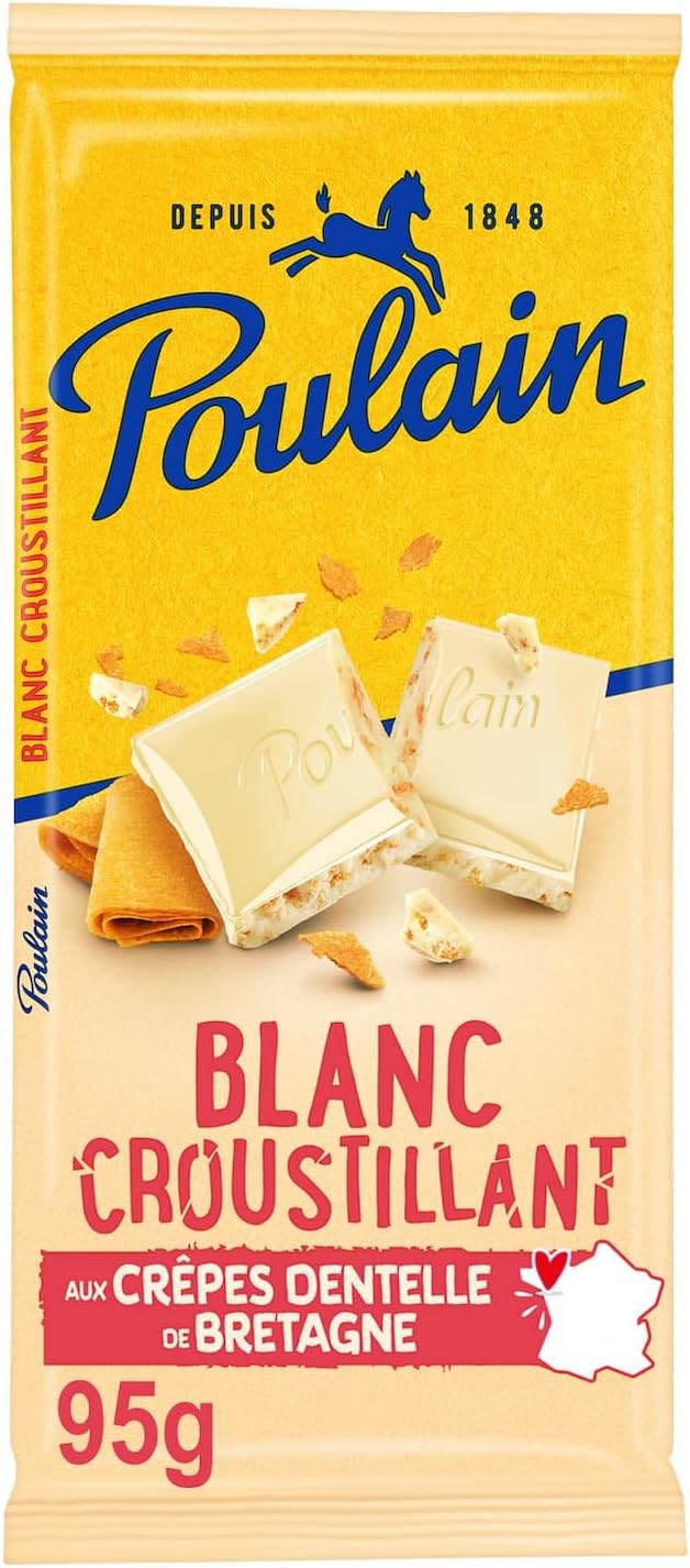 TAB.95G CHOCO BLC POULAIN